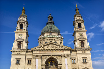 Fototapeta na wymiar Saint Stephens Cathedral Budapest Hungary