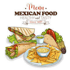 mexican food menu