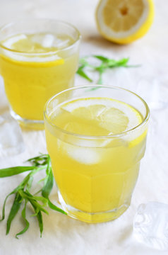 Tarragon Lemonade, Natural Refreshing Drink