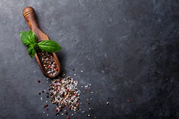 Foto auf Acrylglas Herbs and spices © karandaev