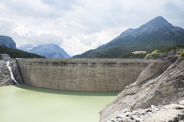 Obraz na płótnie Canvas Lago alpino