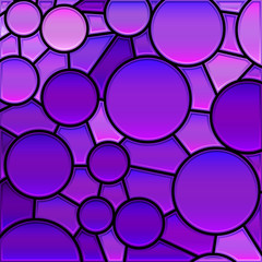 abstract vector stained-glass mosaic background