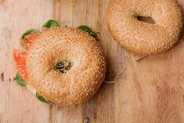 Bagels with Salmon