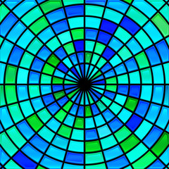 abstract vector stained-glass mosaic background