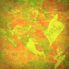 Abstract yellow grunge texture