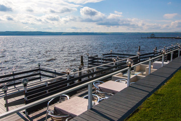 Line and water minimalism