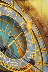 Prague Astronomical Clock closeup