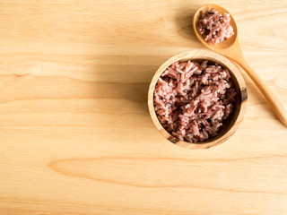 Rice berry is organic food for healthy people