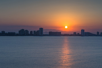 Fototapeta premium Sunset, Mediterranean, Cabo de Palos. Spain. 