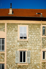 Typical Nice old city view, summer day