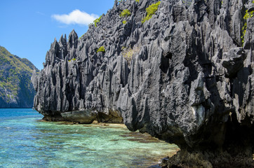 El Nido, Philippines - Cliffs on Tapiutan island