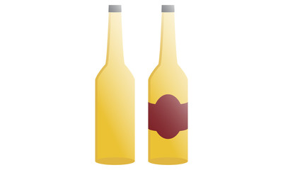 Bottle vector design