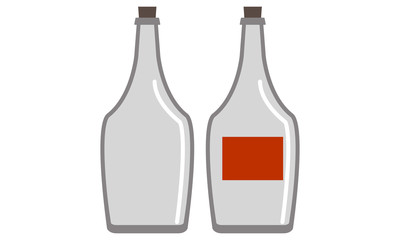 Bottle vector design