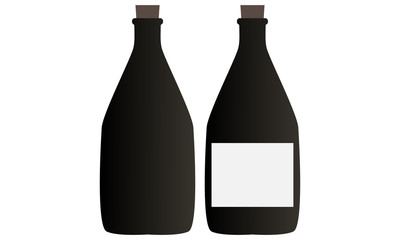 Bottle vector design