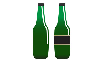 Bottle vector design