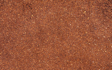coffee powder as the background texture