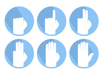 hands counting symbol