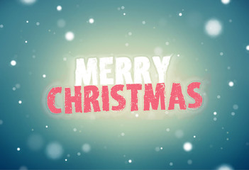 Merry Christmas modern and retro vintage mix structure background