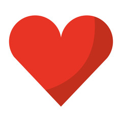 heart card isolated icon design