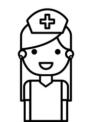 nurse  isolated icon design