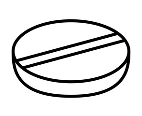 pill isolated icon design