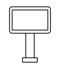 board cinema isolated icon design