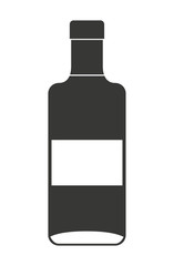 wine bottle isolated icon design