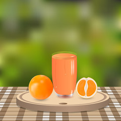 oranges and juice