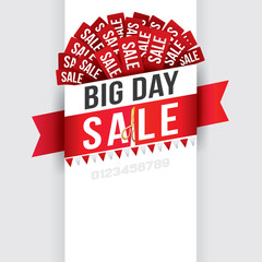 Bigday Sale. Vector Illustration