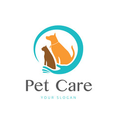 Pet care logo,Animal clinic icon, Animal hospital logo