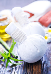 objects for massage and spa