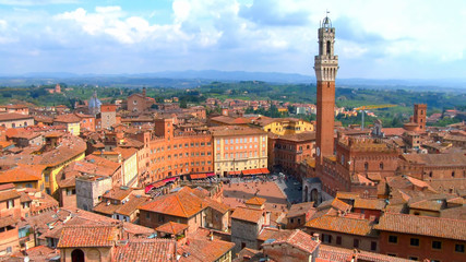Historic center of Siena.