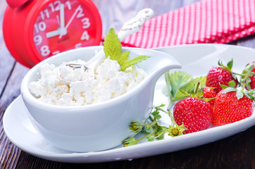 cottage with strawberry