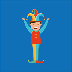 circus juggler isolated icon design