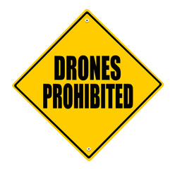 drones prohibited sign
