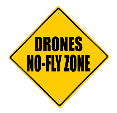 drone no-fly zone sign