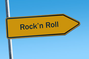 Fototapeta premium Schild 65 - Rockn Roll