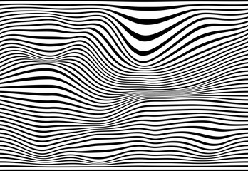 Striped abstract background. black and white zebra print. Vector illustration. eps10