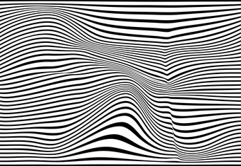 Striped abstract background. black and white zebra print. Vector illustration. eps10