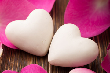 Obraz premium Rose petals.