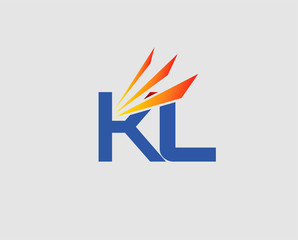KL letter logo
