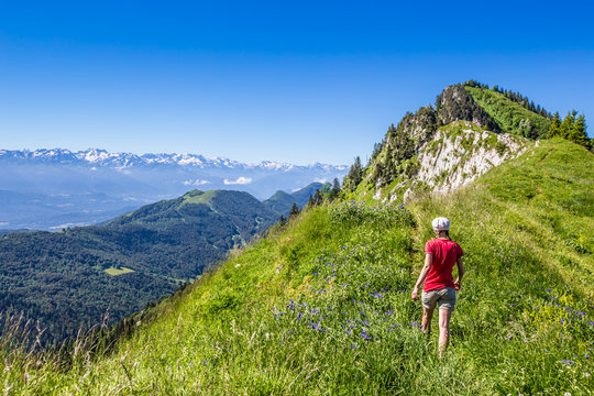 Mont&eacute;e aux Rochers de la Bade, Bauges