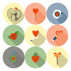 Happy Valentines Day Icons