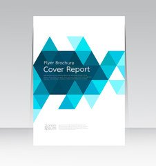 Naklejka premium Vector design for Cover Report Annual Flyer Poster in A4 size