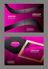 Fototapeta premium Professional business brochure design 