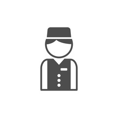 Avatar de botones o chico de la campana. Empleado de hotel