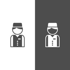 Avatar de botones o chico de la campana. Empleado de hotel