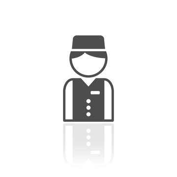Avatar de botones o chico de la campana. Empleado de hotel