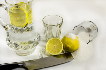 Lemon with sugar