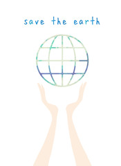 優しい環境保護のイメージ / save the earth